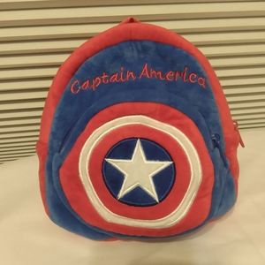 Boys Capitán América Soft Small Backpack